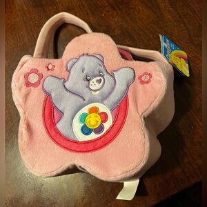 NWT Vintage 2005 Care Bears ‘Harmony Bear’ Plush Pink Easter Basket